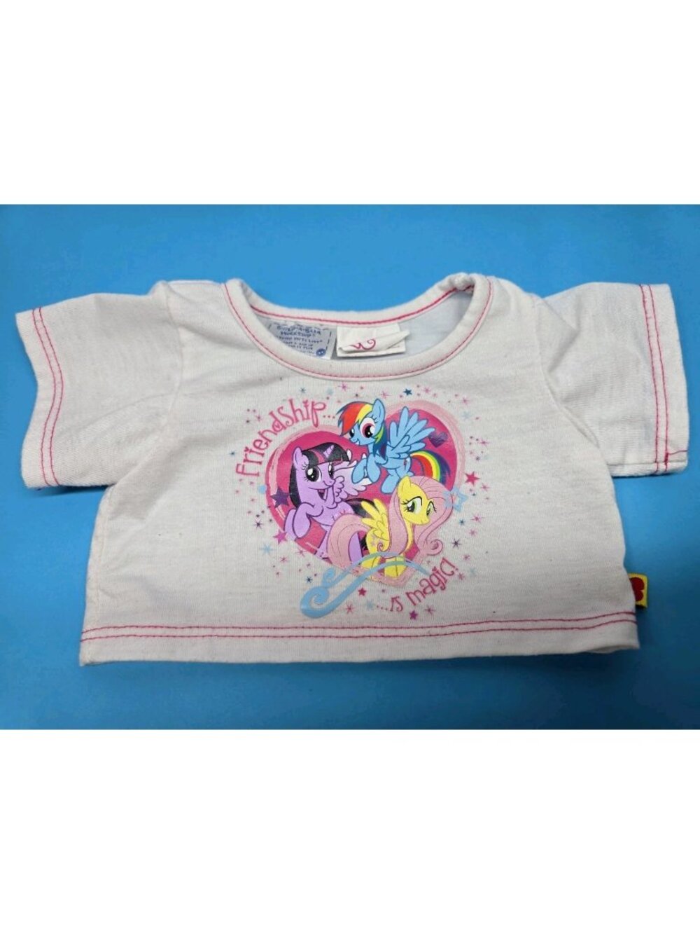 Build-A-Bear My Little Pony Friendship Is Magic White Graphic T-Shirt